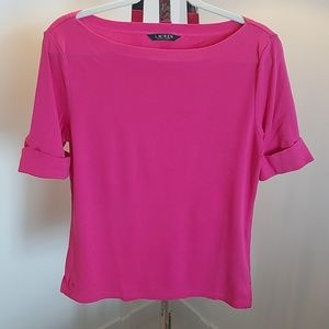 Ralph Lauren hot pink top